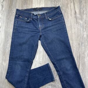 J Brand Jeans Daphne Skinny Dark Wash Blue Tapered Womens size 26